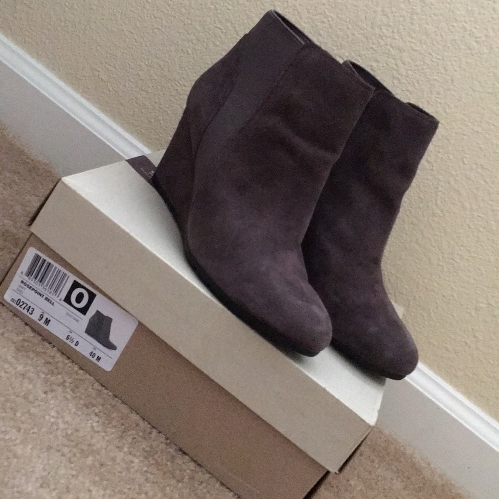 Rosepoint Bell Grey Booties